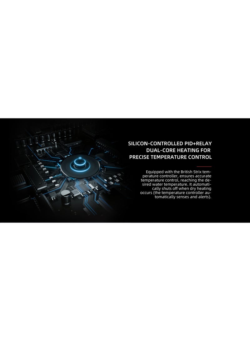 zeroHero Entry-Lux 600ml Gooseneck Electric Kettle 1200W – Stainless Steel Pour Over Coffee Kettle – White - Image 3